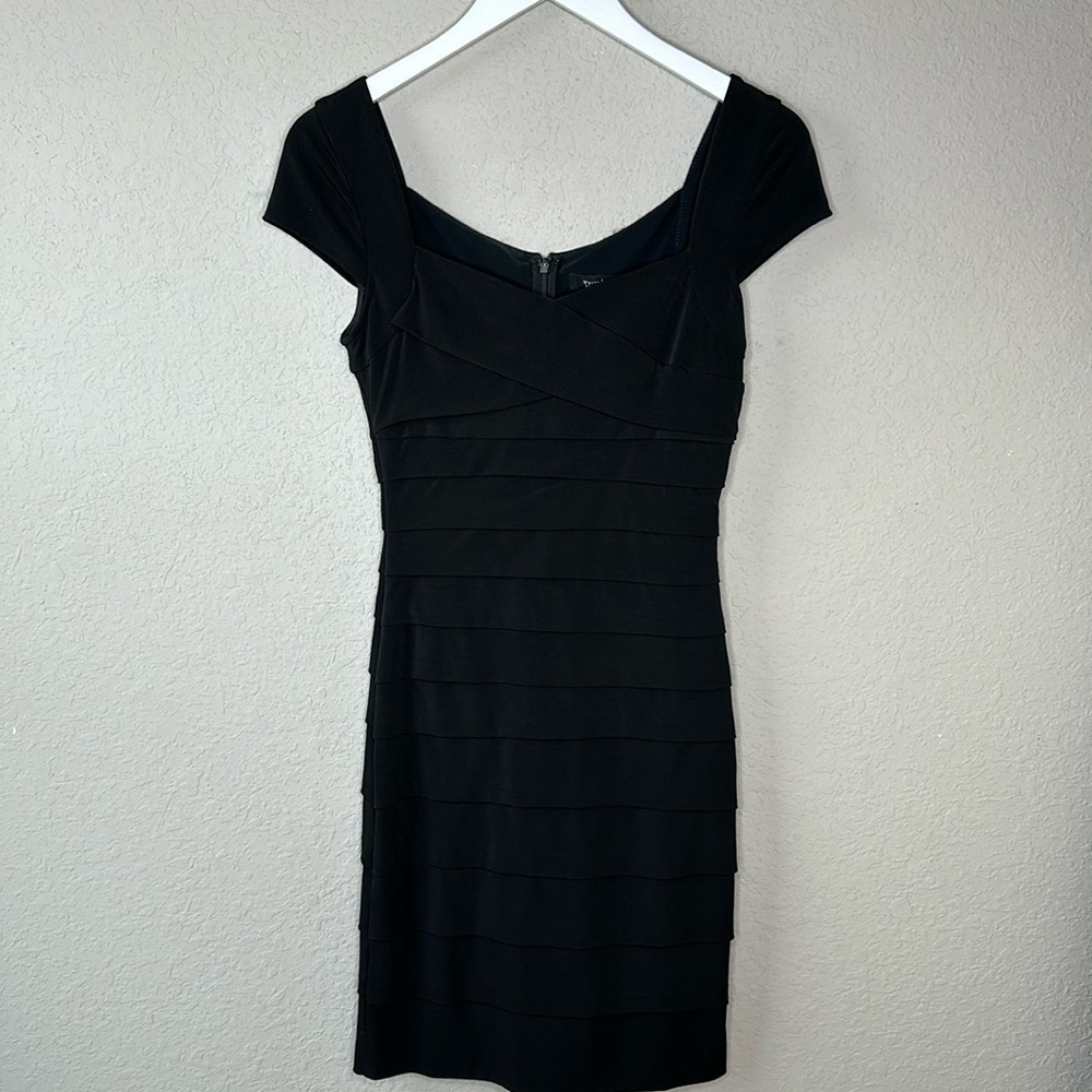 White House Black Market Black Bandage Dress Sizeā 2